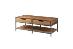 Tucker Coffee Table With Storage -Home Furniture 267469 natural wood coffee table signature 02