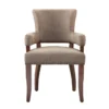 Lincoln Brown Dining Arm Chair