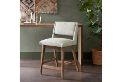 Ellison 25" Counter Stool -Home Furniture 267542 grey polyester bar stool room 85