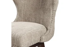 Arlette Camel 27" Swivel Counter Stool 9 Arlette Camel 27" Swivel Counter Stool -Home Furniture 267571 brown polyester bar stool detail 44