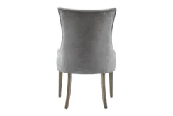 Jolene Grey Dining Side Chair Set Of 2 -Home Furniture 267602 grey wood dining chair back 82