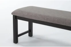 Pollie 60" Dining Bench 13 Pollie 60" Dining Bench -Home Furniture 267678 brown fabric dining bench detail 46