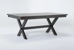 Pollie 72-90" Extension Dining Table -Home Furniture 267682 black wood dining table side 19