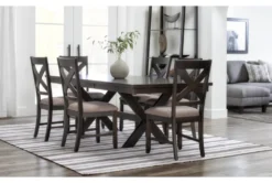 Pollie 72-90" Extension Dining Table -Home Furniture 267682 brown wood dining table room 71