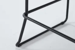 Caspian Outdoor Bar With Navy Barstools Set For 2 -Home Furniture 267844 black metal bistropub table detail 47