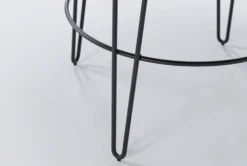 Caspian Outdoor Bar Table -Home Furniture 267845 black metal bistropub table detail 45