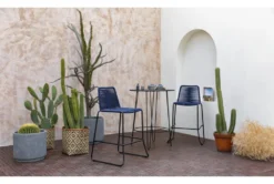 Caspian Outdoor Bar Table -Home Furniture 267845 black metal bistropub table room 46