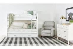 Alton White II 6 Drawer Dresser -Home Furniture 268094 white wood dresser room 46