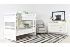 Alton White II 6 Drawer Dresser -Home Furniture 268094 white wood dresser room 48