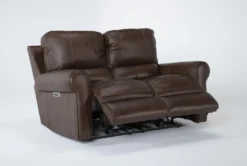 Thorsten Leather 65" Power Reclining Loveseat With Power Headrest & USB 12 Thorsten Leather 65" Power Reclining Loveseat With Power Headrest & USB -Home Furniture 268112 recline 23