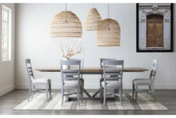 Ozzie 72-100" Extension Dining Table 21 Ozzie 72-100" Extension Dining Table -Home Furniture 268236 grey wood dining table room 50