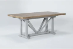 Ozzie 72-100" Extension Dining Table 13 Ozzie 72-100" Extension Dining Table -Home Furniture 268236 grey wood dining table side 18