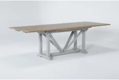 Ozzie 72-100" Extension Dining Table 14 Ozzie 72-100" Extension Dining Table -Home Furniture 268236 grey wood dining table side 19