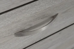 Finley White 6 Drawer Dresser -Home Furniture 268622 white wood dresser detail 45