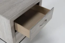 Finley White 25" Nightstand -Home Furniture 268623 white wood nightstand detail 44
