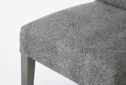 Garten Stone Dining Side Chair With Greywash Finish Set Of 2 -Home Furniture 268863 black fabric dining chair detail 44