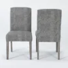Garten Stone Dining Side Chair With Greywash Finish Set Of 2
