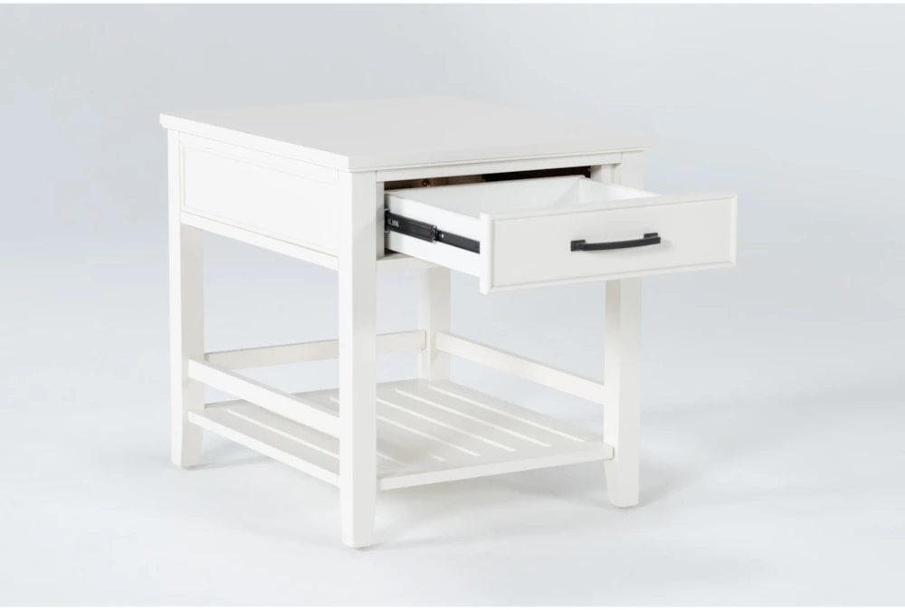 Presby White End Table 3 Presby White End Table - Image 3
