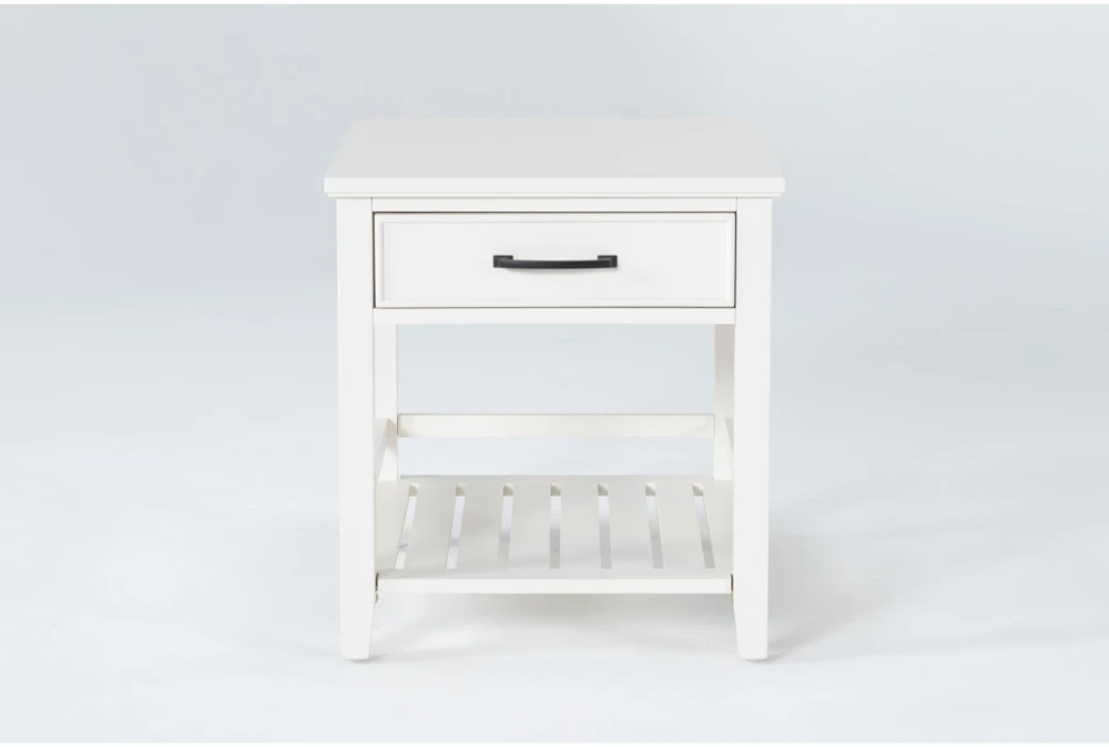 Presby White End Table 1 Presby White End Table