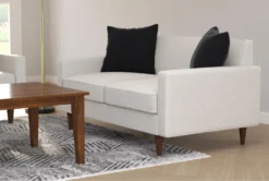 Arya Chenille 62" Loveseat 15 Arya Chenille 62" Loveseat -Home Furniture 269565 grey fabric loveseat room 61