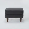 Arya 22" Velvet Ottoman