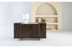 Brighton 68" Sideboard By Nate Berkus + Jeremiah Brent -Home Furniture 269680 brown wood buffet room 51