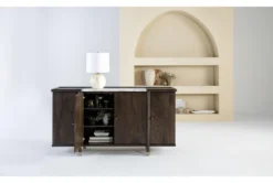 Brighton 68" Sideboard By Nate Berkus + Jeremiah Brent -Home Furniture 269680 brown wood buffet room 53