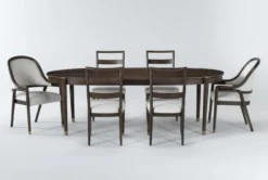 Brighton 76-94" Oval Extension Dining With Side Chair + Arm Chair Set For 6 By Nate Berkus + Jeremiah Brent