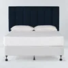 Blakely California King Upholstered Headboard With Metal Bed Frame