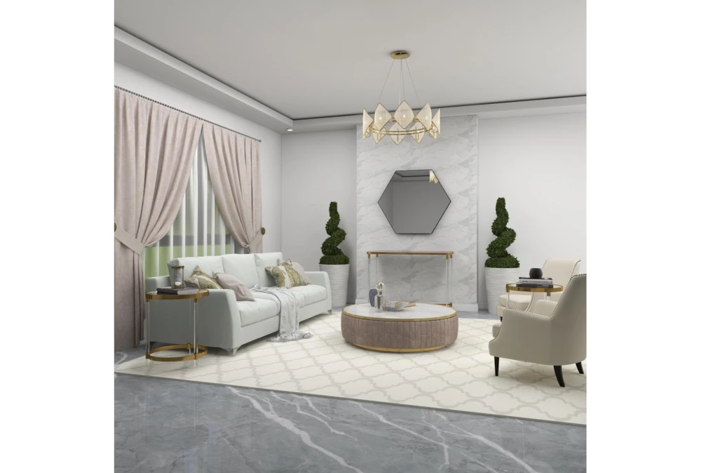 19" Modern Round Mirrored Accent Table 7 19" Modern Round Mirrored Accent Table - Image 7