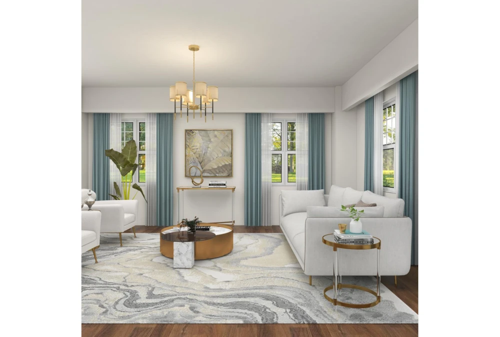 19" Modern Round Mirrored Accent Table 14 19" Modern Round Mirrored Accent Table - Image 14