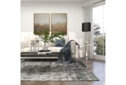 20" Round Silver And Marble Pedestal Accent Table -Home Furniture 270032 white marble accent table room 86