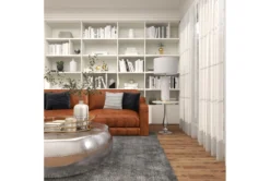 20" Round Silver And Marble Pedestal Accent Table -Home Furniture 270032 white marble accent table room 95