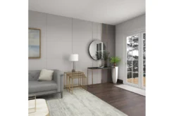 Metallic Gold Metal & Glass Nesting Accent Tables With Quatrefoil Grid Pattern-Set Of 3 25 Metallic Gold Metal & Glass Nesting Accent Tables With Quatrefoil Grid Pattern-Set Of 3 -Home Furniture 270046 gold metal accent table room 90