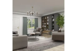 Metallic Gold Metal & Glass Nesting Accent Tables With Quatrefoil Grid Pattern-Set Of 3 32 Metallic Gold Metal & Glass Nesting Accent Tables With Quatrefoil Grid Pattern-Set Of 3 -Home Furniture 270046 gold metal accent table room 97