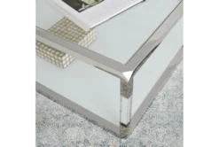 Jasper End Table -Home Furniture 270193 white glass end table material 76