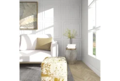 16" Silver Bead And Wood Accent Table 21 16" Silver Bead And Wood Accent Table -Home Furniture 270295 silver metal accent table room 87