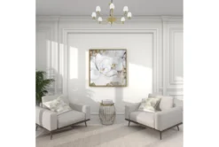 16" Silver Bead And Wood Accent Table 28 16" Silver Bead And Wood Accent Table -Home Furniture 270295 silver metal accent table room 94