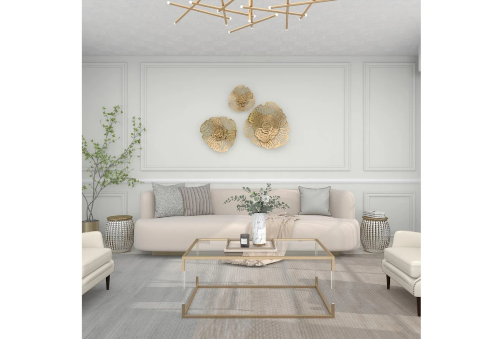 16" Silver Bead And Wood Accent Table 15 16" Silver Bead And Wood Accent Table - Image 15