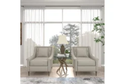 Natural Driftwood Logs And Glass Accent Table -Home Furniture 270305 brown wood end table room 93