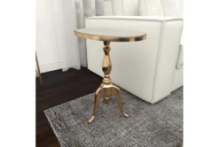 Traditional Aluminum And Stone Accent Table 24 Traditional Aluminum And Stone Accent Table -Home Furniture 270311 gold marble accent table room 90