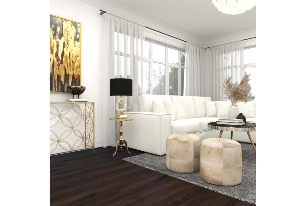 Traditional Aluminum And Stone Accent Table 15 Traditional Aluminum And Stone Accent Table - Image 15