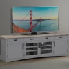 Americana Dove Modern 92" Tv Stand