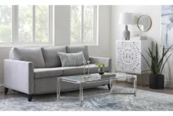 Mikayla Smoke 76" Queen Plus Sofa Sleeper 15 Mikayla Smoke 76" Queen Plus Sofa Sleeper -Home Furniture 270885 grey fabric sleeper room 59
