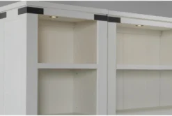 Wade 70" 4 Piece Entertainment Center -Home Furniture 271440 white wood media wallentertainment center detail 45