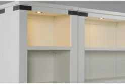 Wade 70" 4 Piece Entertainment Center -Home Furniture 271440 white wood media wallentertainment center detail 46