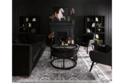 Leo 2 Piece Glass Nesting Coffee Table Set -Home Furniture 271468 brown wood coffee table room 45