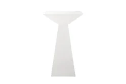Pillar High Gloss White 24" Bar Table