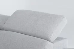 Dante 104" 3 Piece Convertible Sleeper Sectional With Left Arm Facing Storage Chaise -Home Furniture 271731 grey fabric sectional detail 46