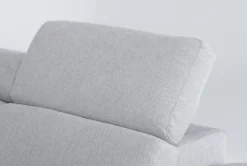 Dante 104" 3 Piece Convertible Sleeper Sectional With Left Arm Facing Storage Chaise -Home Furniture 271731 grey fabric sectional detail 47